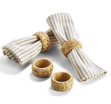 Load image into Gallery viewer, Cane Napkin Ring Set
